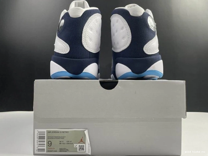 13 Blue Dark 414571-144 Air Jordan Powder 0629
